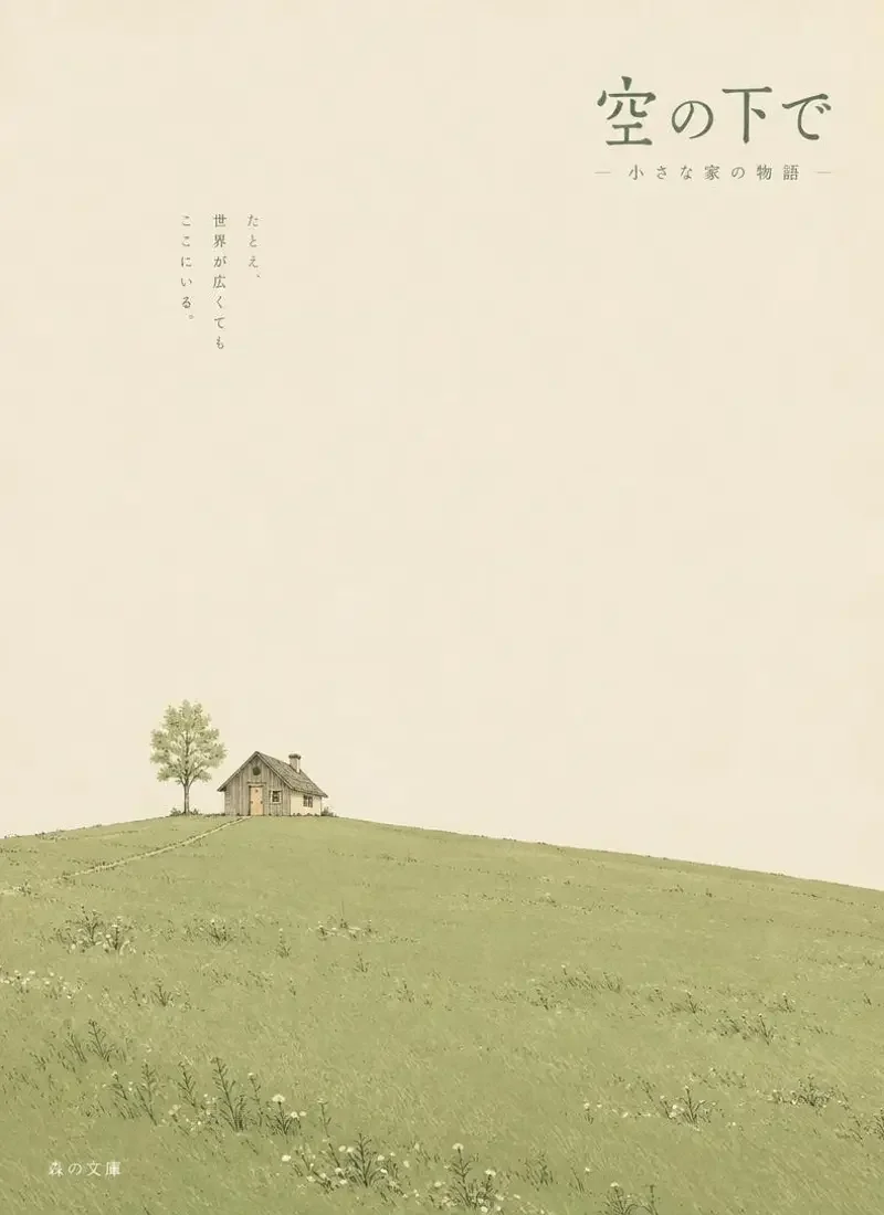 小屋与很大的天封面图，治愈日常漫画作品