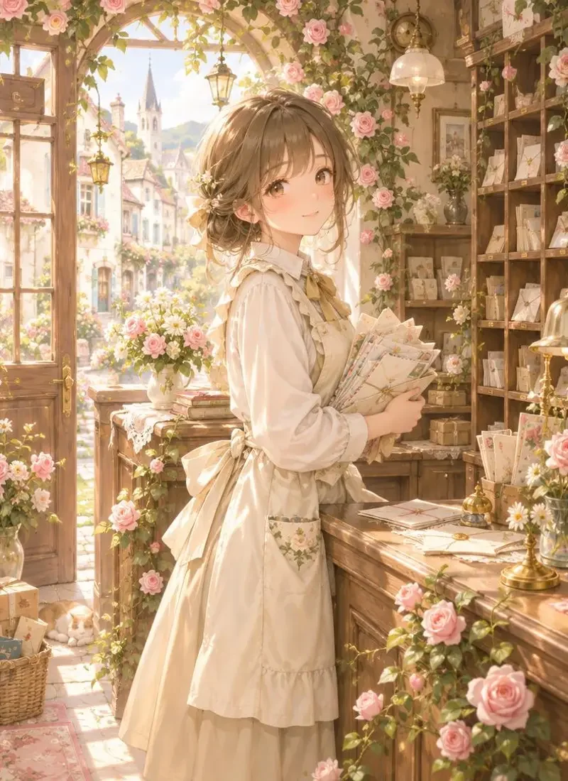 星屑邮局封面图，治愈日常分类作品