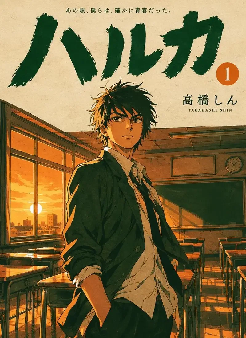 赤色教室封面图，热血漫改漫画作品
